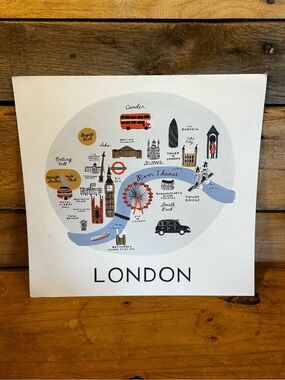 Rifle Paper Co. London World Traveler Art Print 11x10.25